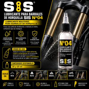 Lubricante para horquilla SIS Nº04 x30ml